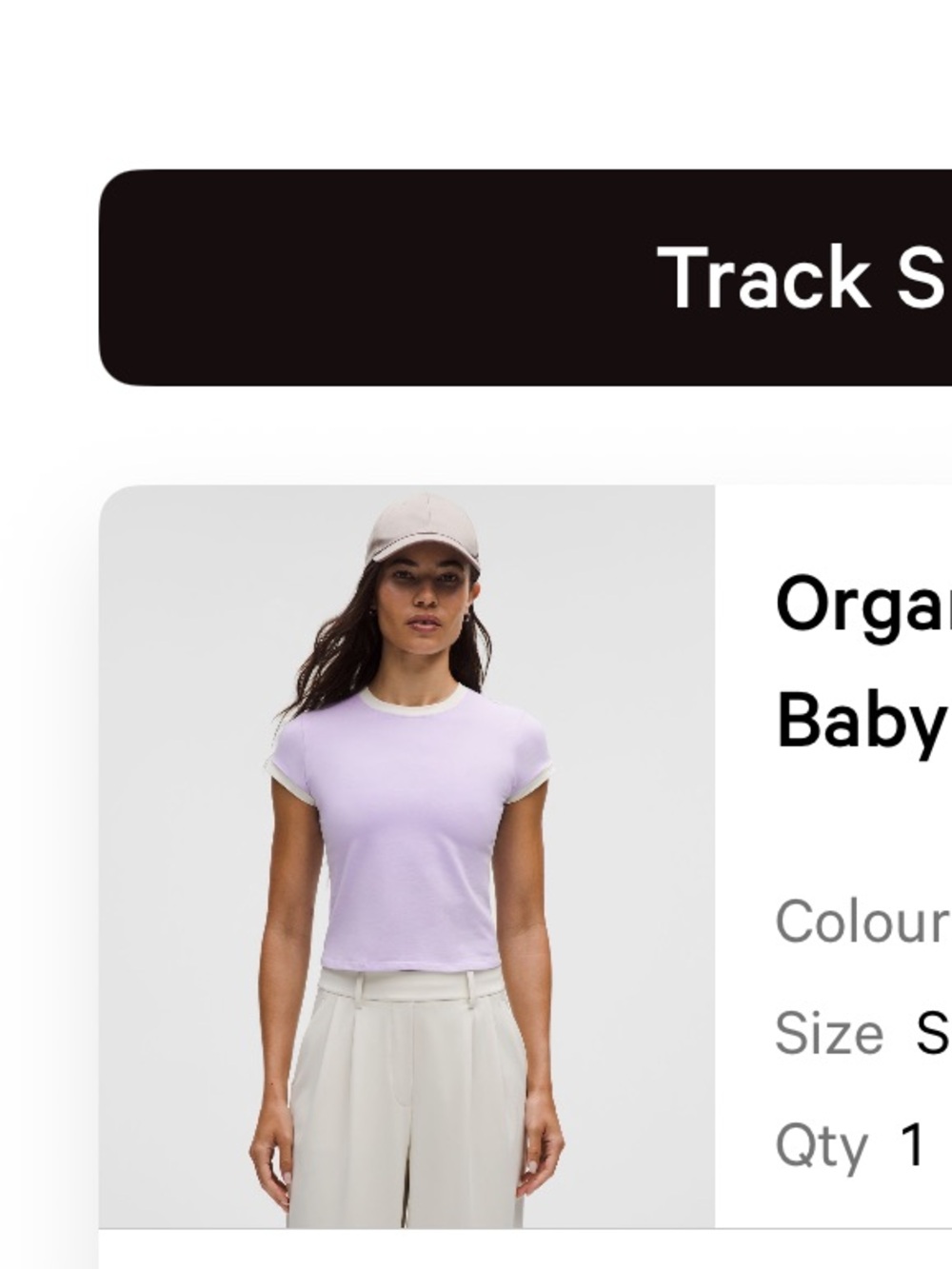 Lululemon baby tee
